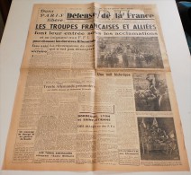 Défense De La France Du 26 Août 1944.(Dans Paris Libéré !...) - Français