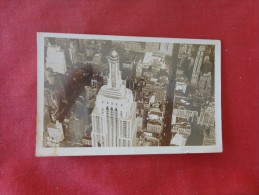 New York> New York City   RPPC  Aerial View Empire State  Building   Ref 1698 - Manhattan