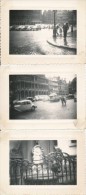 Lot De 3 Photos Amateur Belgique BRUXELLES 1954 - Photographie Ancienne No CPA - Altri & Non Classificati