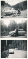 Lot De 3 Photos Amateur Renault DAUPHINE Juin 1961 - Photographie Ancienne No CPA - Auto's