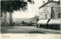 Foug Place De La Gare Correspondance De Guerre Adressé à Pons - Foug