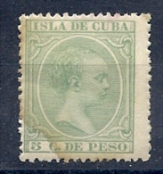 140019105  CUBA  ESP.  YVERT   Nº  127  */MH - Cuba (1874-1898)