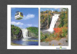 MONTMORENCY - QUÉBEC - LA CHUTE MONTMORENCY - FALL - EN ÉTÉ ET EN AUTOMNE - MULTIVUES - MARS ÉDITIONS - Chutes Montmorency