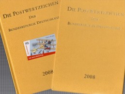 Leeres Jahrbuch 2008 Deutschland Ohne Schwarzdruck ** 25€ Album Neu Mit Beschreibung BRD Year-stamp Document Of Germany - Other & Unclassified