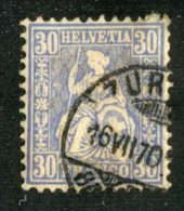 5205 Swiss 1881   Scott #61 *  Mi.#37  (cat. .60€) Offers Welcome!- - Unused Stamps