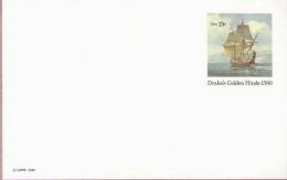US Scott UX86, 19-cent Post Card, Drake´s Golden Hinde 1580, Mint - 1961-80