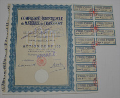 Cie Industrielle De Matériel De Transport, K De 8.000.000 NF - Auto's