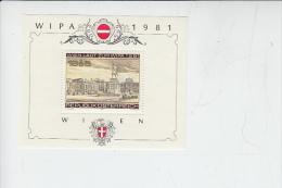 AUSTRIA 1981 -  WIPA 1981 - Unificato BF 10 - Probe- Und Nachdrucke