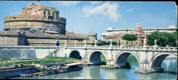 Roma - Castel S.angelo - 15088 - Formato Piccolo - Striscia - Viaggiata Mancante Di Affrancatura - Castel Sant'Angelo