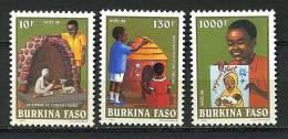 Burkina-Faso ** N° 861 à 863 - Noël - Burkina Faso (1984-...)