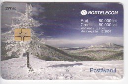 Romania   , Phonecards   ,  Mountains ,   Used - Montagne