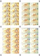 2001. Kazakhstan, WWF, Kulan, 4 Sheetlets, Mint/** - Kasachstan