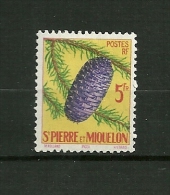 ST.PIERRE Et MIQUELON    1958     N°359      PICEA     Neuf Avec Trace De Charnière - Nuovi