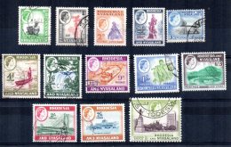 Rhodesia & Nyasaland - 1959/62 - Definitives (Part Set) - Used - Rhodesia & Nyasaland (1954-1963)