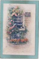 COTTAGE  WINDOWS -  TUCK´S  " OILETTE "  -  BELLE CARTE   - - Tuck, Raphael