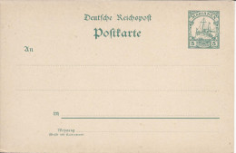 Entier Postal  5 Pfennig Vert Neuf Rès Beau Bateau Navire Marine - Isole Marianne