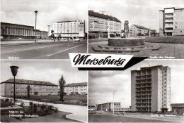 Merseburg - S/w Mehrbildkarte 4 - Merseburg