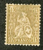 5249 Swiss 1881  Zum.#52 *faulty UL Scott #68  (cat. 19.€) -Offers Welcome! - Nuevos