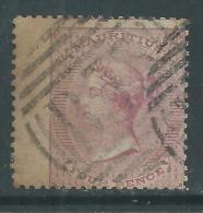 Maurice N° 25 O Victoria 4 P. Rose, Grande Marge, Oblitération Assez Belle Sinon TB - Mauritius (...-1967)