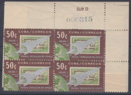 1964.10- * CUBA 1964. MNH. . VOSJOD II. COHETE POSTAL HABILITADO. COSMOS. ASTRONAUTICS. ASTRONAUTICA. - Used Stamps