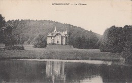CPA ROUGEMONT- THE CASTLE, LAKE - Rougemont-le-Château