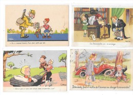 7395 - Lot De 10 CPA Fantaisies, Humoristiques, - 5 - 99 Cartes