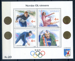 Norway 1990 Noruega / Winter Olympic Games Lillehammer 1994 MNH Juegos Olimpicos De Invierno / Iy09   30-39 - Hiver 1994: Lillehammer