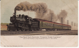CPA - TRAINS - The New York Centrals " Empire State Express " (2 Scans) (Lot 2-01) - Trains