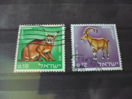 TIMBRE ISRAEL YVERT N° 351.352 - Used Stamps (without Tabs)