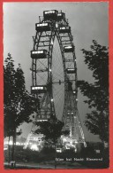 CARTOLINA VG AUSTRIA - VIENNA - Prater Bei Nacht - Riesenrad - Ruota Panoramica - 9 X 14 - ANNULLO TARGHETTA 1956 - Prater