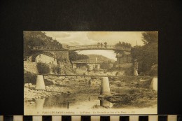 CP, 07, VALS-les-BAINS, N° 3, La Volane - La Passerelle En Bois Et Les Ponts, Ecrite En 1915 - Vals Les Bains