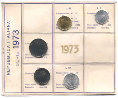 SET 1973 SERIE MONETE ZECCA REPUBBLICA ITALIANA - Mint Sets & Proof Sets