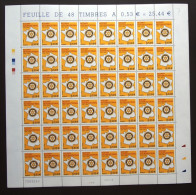 FRANCE 2005 FEUILLE COMPLETE DE 48 TIMBRES CENTENAIRE DU ROTARY CLUB INTERNATIONAL  YT N° 3750** - Ganze Bögen