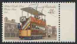 Australia 1989 Mi 1176 A Sc 1158 ** Double-deck Electric Tram, Hobart (1893) / Elektrische Doppelstock-Straßenbahn - Tranvie