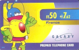 TARJETA DE FRANCIA DE UN MARCIANO DE 50 FRANCS (GALAXY) - Astronomùia