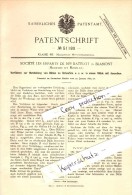 Original Patent - Société Les Enfants De M. Batelot à Blamont , 1889 , Fabrication De Lames , Blankenberg !!! - Blamont