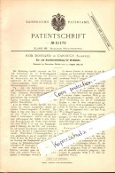 Original Patent - R. Bossard In Carouge B. Genf , 1889 , Ausrückvorrichtung Für Drehbank , Metallbau !!! - Carouge