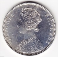 @Y@    BRITISH INDIA   1 Rupee 1891 High Grade (2336) - Indien