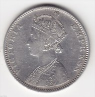 @Y@    BRITISH INDIA    1 Rupee 1886 B Incuse (2339) - Inde