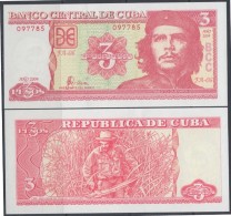 2004-BK-101 CUBA. 3$ ERNESTO CHE GUEVARA. 2004 UNC. - Kuba