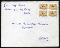 TURKEY, Michel 2257 * 4, Guresen - Borcka - Lettres & Documents
