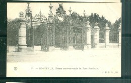 N°32    - Bordeaux   - Entrée Monumentale Du Parc-Bordelais    Fal62 - Bordeaux