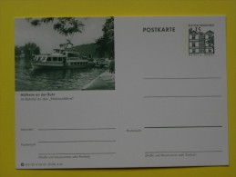 MÜLHEIM - NORDRHEIN WESTFALEN - SCHIFF / 1965 - 15 PF. BAUWERKE BILDPOSTKARTE A16/121  (ref E539) - Cartes Postales Illustrées - Neuves