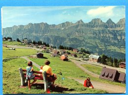 Mans1203, Flums,Flumserberge, Tannenbodenalp Mit Churfirsten, 2387,GF,circulée 1974 - Flums