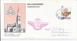 Briefkaart \"BALLONKOERIER\"  1988     (20130077) - Enveloppes