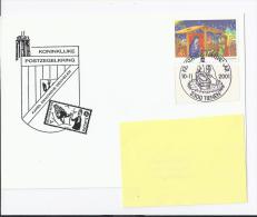 Briefkaart Met Speciale Afstempeling \"Kerstmis Nieuwjaar\" 2001    (20130131) - Documents Commémoratifs