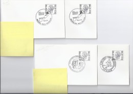 Afstempeling : Int. Tornooi U.E.F.A.-Juniores - Documents Commémoratifs