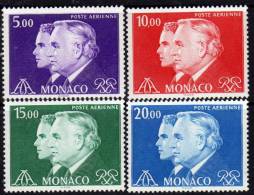 Monaco PA N° 100 / 103 XX  Prices Rainier III Et Albert La Série Des 4 Valeurs Sans Charnière TB - Poste Aérienne
