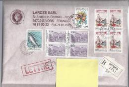 Omslag Met Franse Zegels   (20130031) - Lettres & Documents