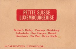 PETITE SUISSE LUXEMBOURGEOISE  Berdorf Kasselt Roitzbach ... Carnet De 10 Cartes - Berdorf